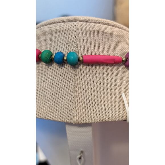 Multi-Color Round & Oblong Beaded 34" Necklace - Picture 5 of 6